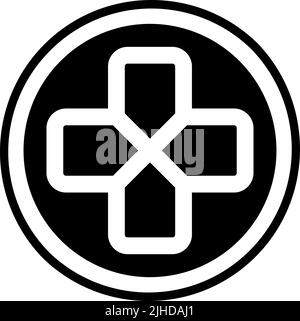 Computer and gaming gamepad . Stock Vector