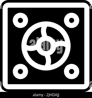 Computer and gaming fan . Stock Vector
