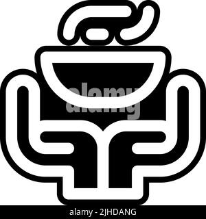Homeless food donation . Stock Vector