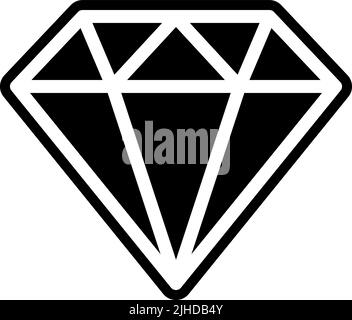 Return on investment diamond . Stock Vector