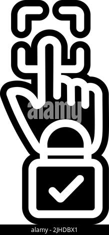 Security verified user . Stock Vector