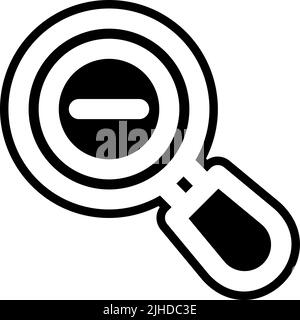 User interface zoom out . Stock Vector