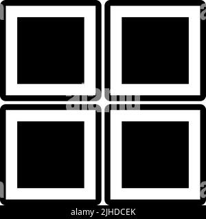 User interface open menu . Stock Vector