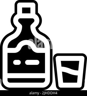 Beverages rum . Stock Vector