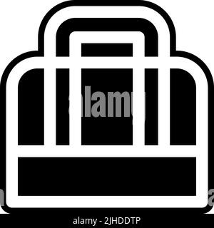 Bowling ball bag . Stock Vector
