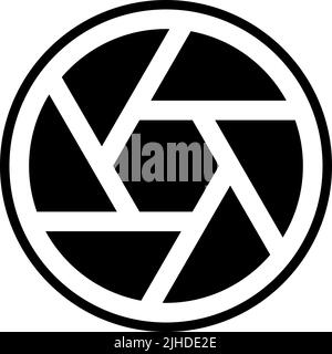 Camera interface camera shutter . Stock Vector