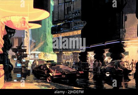 PRODUCTION DESIGN ARTWORK, BLADE RUNNER, 1982 Stock Photo - Alamy