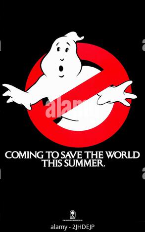 GHOSTBUSTERS LOGO, GHOSTBUSTERS, 1984 Stock Photo