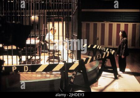 ANTHONY HOPKINS, JODIE FOSTER, THE SILENCE OF THE LAMBS, 1991 Stock Photo