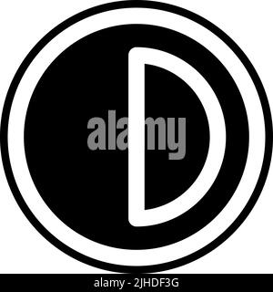 Camera interface contrast . Stock Vector