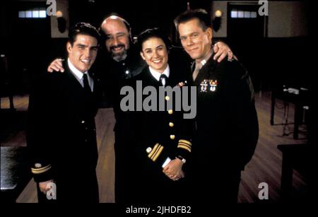 TOM CRUISE, ROB REINER, DEMI MOORE, KEVIN BACON, A FEW GOOD MEN, 1992 Stock Photo