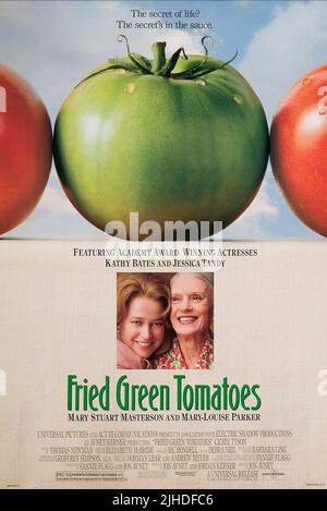 MOVIE POSTER, FRIED GREEN TOMATOES AT THE WHISTLE STOP CAFE, 1991 Stock Photo