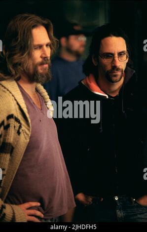 JEFF BRIDGES, JOEL COEN, THE BIG LEBOWSKI, 1998 Stock Photo