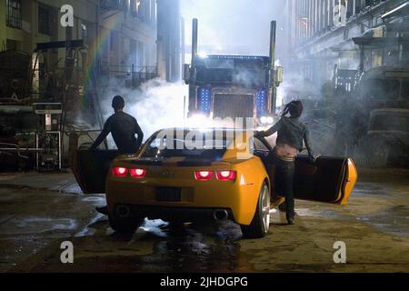 SHIA LABEOUF, MEGAN FOX, TRANSFORMERS, 2007 Stock Photo