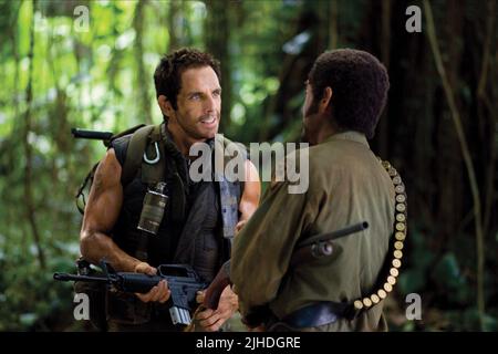 BEN STILLER, ROBERT DOWNEY JR, TROPIC THUNDER, 2008 Stock Photo