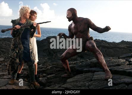 HELEN MIRREN, FELICITY JONES, DJIMON HOUNSOU, THE TEMPEST, 2010 Stock Photo