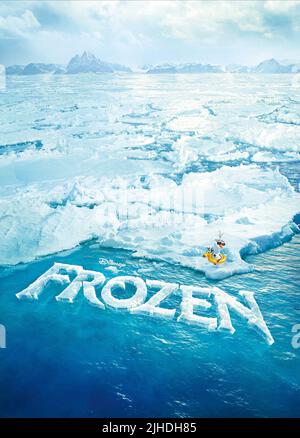 MOVIE POSTER, FROZEN, 2013 Stock Photo