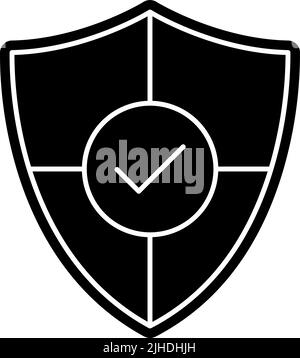 Computer shield . Stock Vector