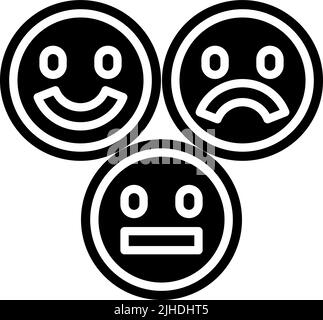 Customer reviews reaction . Stock Vector