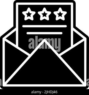 Customer reviews email . Stock Vector