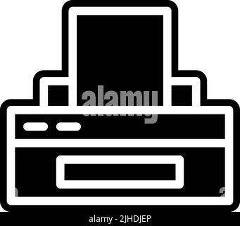 Electronic and devices printer . Stock Vector