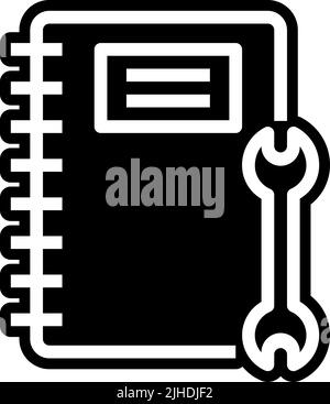 Engineering notebook . Stock Vector