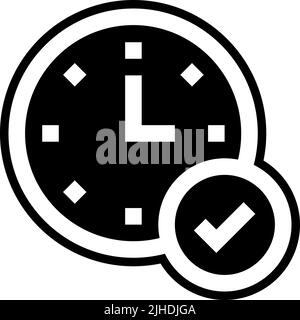 Ethics on time . Stock Vector