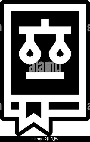 Ethics law book . Stock Vector