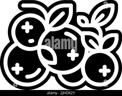 Fruit blueberry . Stock Vector
