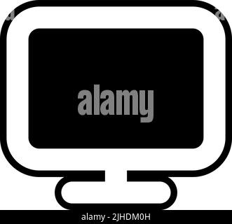 General user interface monitor . Stock Vector