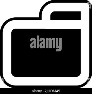 General user interface folder . Stock Vector