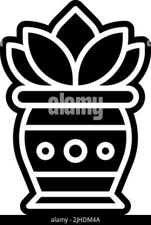 Kalash icon vector vectors hi-res stock photography and images - Alamy