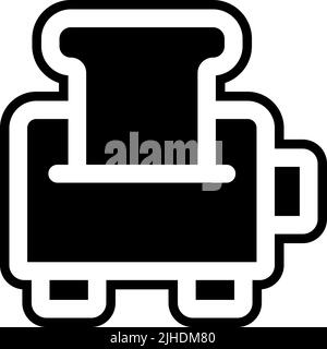 Home stuff toaster . Stock Vector