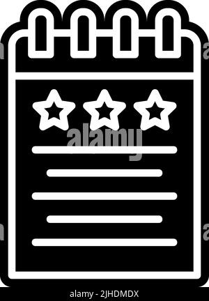 Customer reviews note . Stock Vector