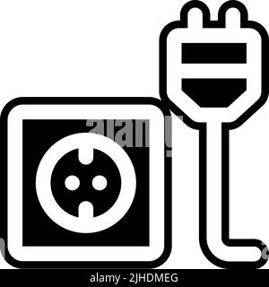 Home stuff plugging . Stock Vector