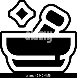 Magic mortar . Stock Vector