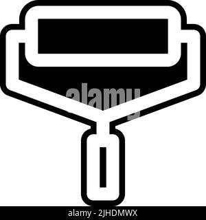 Miscellaneous paint roller . Stock Vector