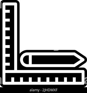 Photo editing ruler . Stock Vector