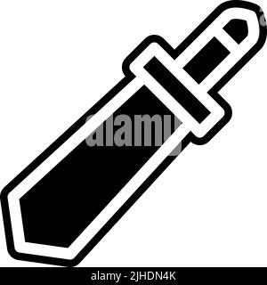 Ramadan sword . Stock Vector