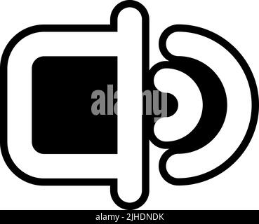 General user interface sound . Stock Vector
