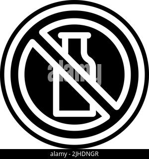 Ramadan no alcohol . Stock Vector