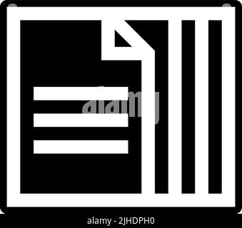 Scrum development backlog . Stock Vector