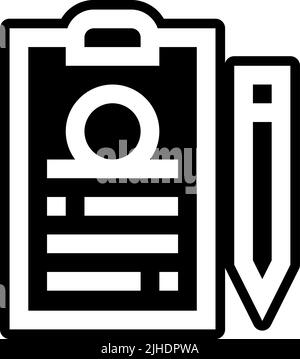 Scrum development clipboard . Stock Vector