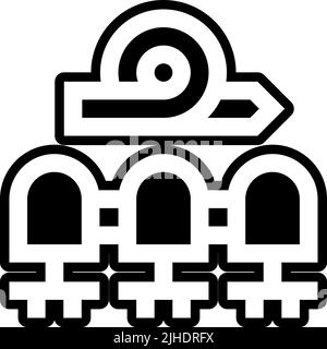 Scrum development meeting . Stock Vector