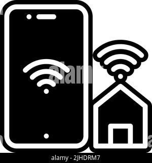 Smarthome smart home . Stock Vector
