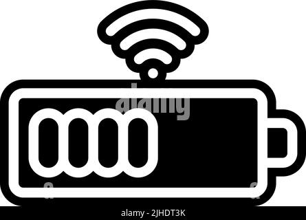 Smarthome battery . Stock Vector