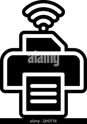 Smarthome printer . Stock Vector