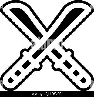 Superhero swords . Stock Vector