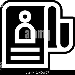 Scrum development profile . Stock Vector