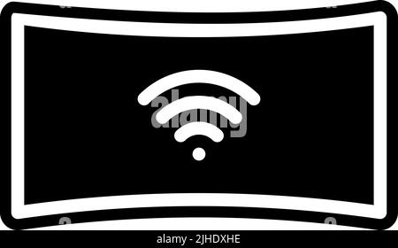 Smarthome smart tv . Stock Vector